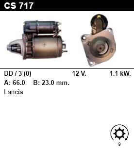 Стартер - LANCIA - THEMA - 2.8 i.e. V6 - CS717