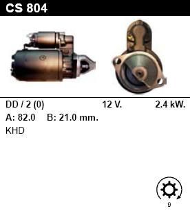 Стартер - KHD - Motors - Engine 1.4 Diesel - CS804