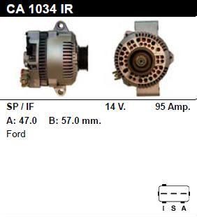 Генератор - FORD - MONDEO - 1.8 TD - CA1034