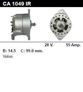 Генератор - VOLVO - Trucks (Грузовые) - FM 12H/380 12.1 - CA1049