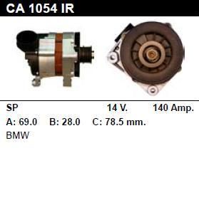 Генератор - BMW - 525 - 2.5 I 24V - CA1054