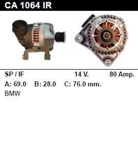 Генератор - BMW - 525 - 2.5 IX 24V - CA1064