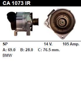 Генератор - BMW - 325 - 2.5 I - CA1073