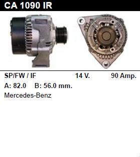 Генератор - MERCEDES-BENZ - V 230 - 2.3 TD - CA1090