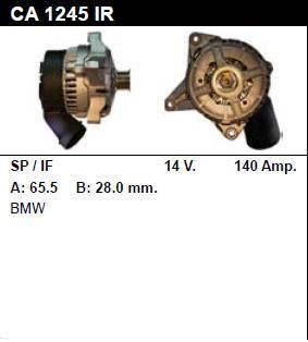 Генератор - BMW - 730 - 3.0 I V8 - CA1245