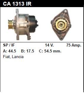 Генератор - FIAT - BRAVO - 1.4 - CA1313