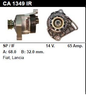 Генератор - FIAT - STRADA - 1.2 - CA1349