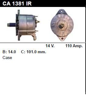 Генератор - CASE - VARIOUS MODELS - 8000 - CA1381