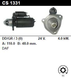 Стартер - DAF - CF75 - CF 75.250 9.2 - CS1331