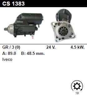 Стартер - IVECO - TRUCKS - 380 T 36 7.8 - CS1383