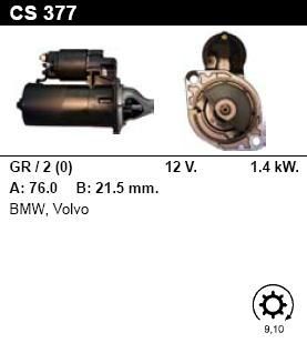 Стартер - BMW - 325 - 2.7 E - CS377