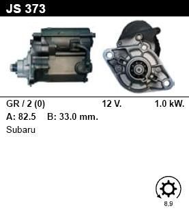 Стартер - SUBARU - LEONE - 1.8 TURBO 1800 4WD - JS373