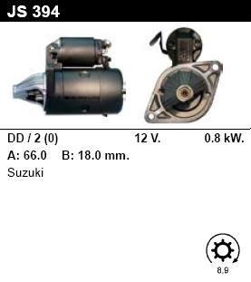 Стартер - SUZUKI - SJ - 411 1.0 4WD - JS394