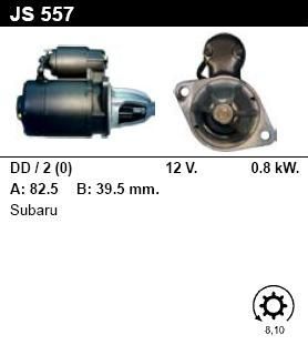 Стартер - SUBARU - REX - 0.5 550 4WD - JS557