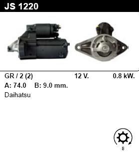 Стартер - DAIHATSU - TERIOS - 1.3 4WD - JS1220