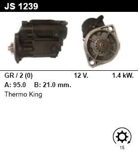 Стартер - THERMO KING - 30 - MAX - JS1239