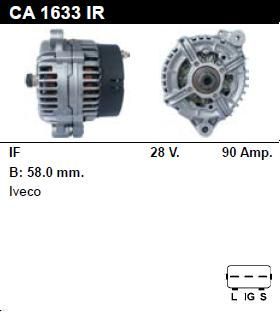 Генератор - IVECO - TRUCKS - 190 S 27 7.8 - CA1633