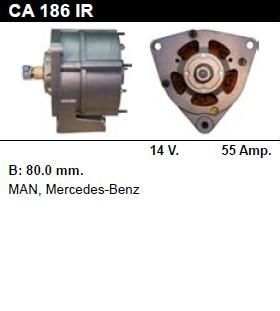 Генератор - MERCEDES-BENZ - AGRICULTURE - 900 4.0 TURBO - CA186