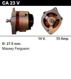 Генератор - MASSEY FERGUSON - VARIOUS MODELS - 260 3.3 - CA23 V