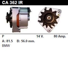 Генератор - BMW - 525 - 2.5 I - CA362
