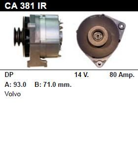 Генератор - VOLVO - 245 - 2.3 GL - CA381