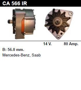 Генератор - MERCEDES-BENZ - 450 SEL - 6.8 - CA566