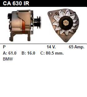Генератор - BMW - 318 - 1.8 I - CA630