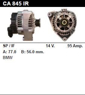 Генератор - BMW - 525 - 2.5 TDS - CA845