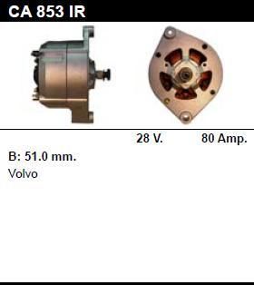 Генератор - VOLVO - Trucks (Грузовые) - FL 611 5.5 - CA853