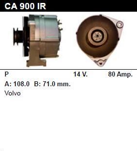 Генератор - VOLVO - 940 - 2.4 TD - CA900