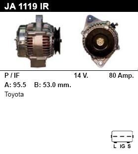 Генератор - TOYOTA - CARINA - E 2.0 I 16V - JA1119