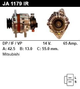 Генератор - MITSUBISHI - L 300 - 2.5 DIESEL - JA1179