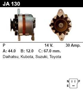 Генератор - SUZUKI - SJ - 410 1.0 4WD - JA130