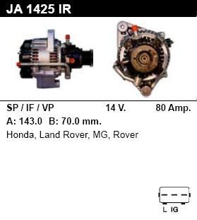 Генератор - ROVER - 45 - 2.0 IDT - JA1425