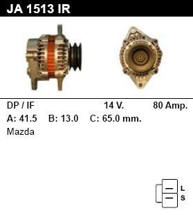Генератор - MAZDA - MPV - 2.5 TD - JA1513