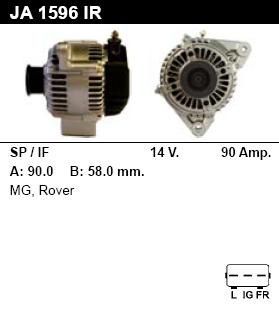Генератор - ROVER - 45 - 2.0 V6 - JA1596