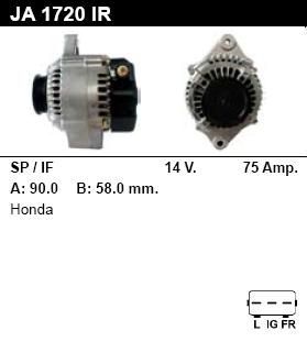 Генератор - HONDA - HR-V - 1.6 16V 4WD - JA1720