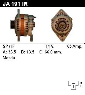 Генератор - MAZDA - 626 - 1.6 - JA191