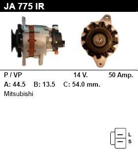 Генератор - MITSUBISHI - PAJERO - 2.5 TD - JA775