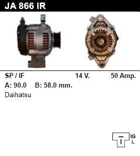 Генератор - DAIHATSU - APPLAUSE - 1.6 16V 4WD - JA866