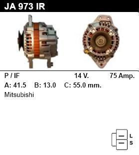 Генератор - MITSUBISHI - L 300 - 2.4 4WD - JA973