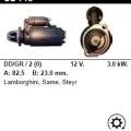 Стартер - LAMBORGHINI - Agriculture - 660 3.1 Diesel - CS718