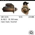 Стартер - VAUXHALL - ZAFIRA - 2.0 Diesel Di 16V - CS976