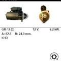 Стартер - KHD - Motors - ENGINE 2.7 DIESEL - CS1185