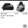 Стартер - VOLVO - S80 - 2.4 DIESEL D5 AWD - CS1271