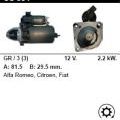 Стартер - ALFA ROMEO - AR 6 - 6 1.9 Diesel - CS554