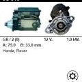 Стартер - HONDA - Civic - 1.6 I 16V - JS319
