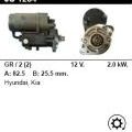 Стартер - HYUNDAI - SANTA FE - 2.2 CRDI 4WD GLS - JS1234