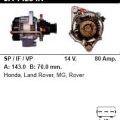 Генератор - LAND ROVER - FREELANDER - 2.0 DIESEL DI - JA1425